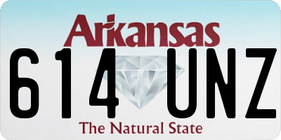 AR license plate 614UNZ