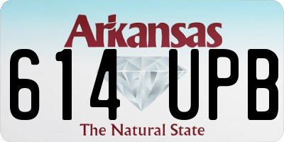 AR license plate 614UPB
