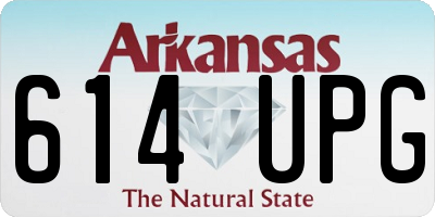 AR license plate 614UPG