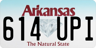 AR license plate 614UPI