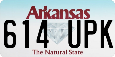 AR license plate 614UPK