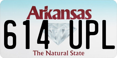 AR license plate 614UPL