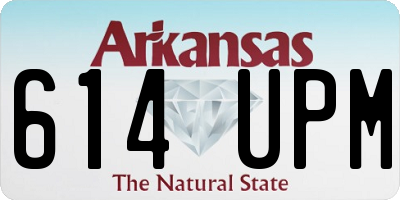 AR license plate 614UPM