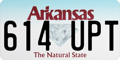 AR license plate 614UPT