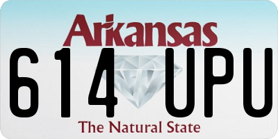 AR license plate 614UPU