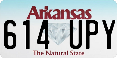 AR license plate 614UPY