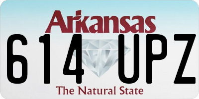 AR license plate 614UPZ