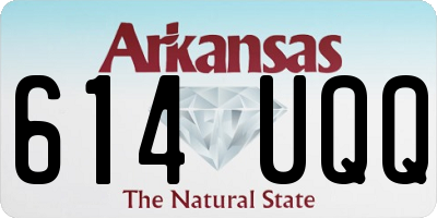AR license plate 614UQQ