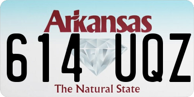 AR license plate 614UQZ