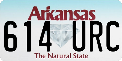 AR license plate 614URC