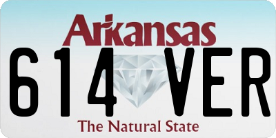 AR license plate 614VER