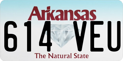 AR license plate 614VEU
