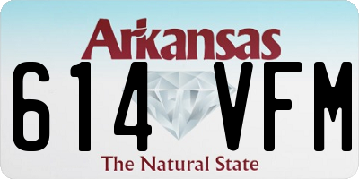 AR license plate 614VFM