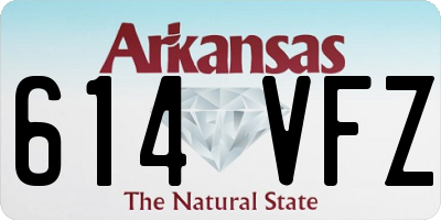 AR license plate 614VFZ