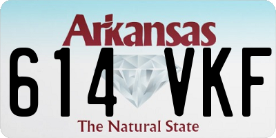 AR license plate 614VKF