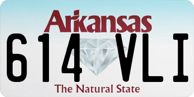 AR license plate 614VLI