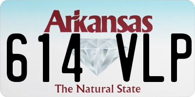 AR license plate 614VLP