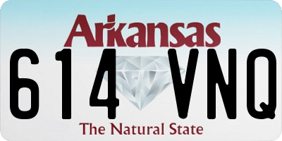AR license plate 614VNQ