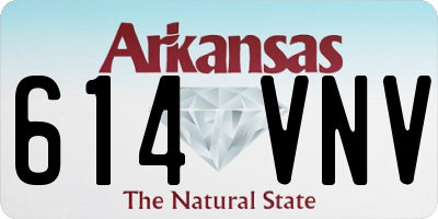 AR license plate 614VNV