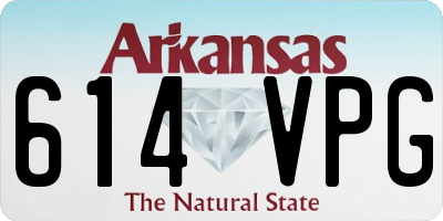AR license plate 614VPG