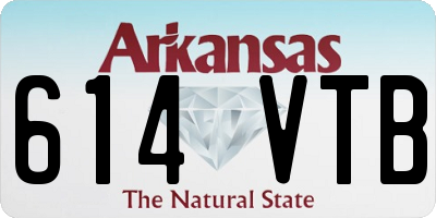 AR license plate 614VTB