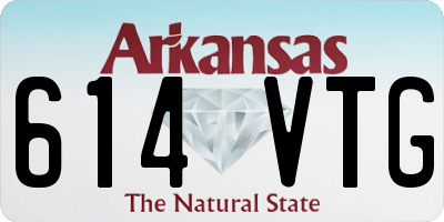 AR license plate 614VTG