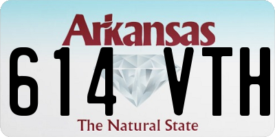 AR license plate 614VTH