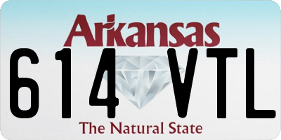 AR license plate 614VTL