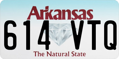 AR license plate 614VTQ
