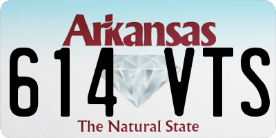 AR license plate 614VTS