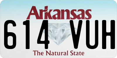 AR license plate 614VUH