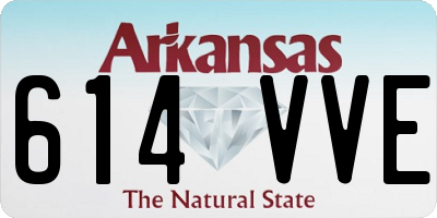 AR license plate 614VVE