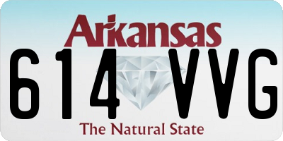 AR license plate 614VVG