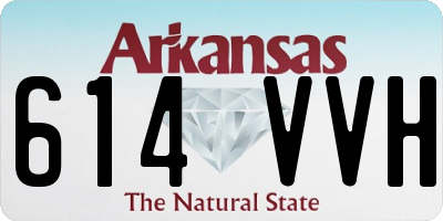 AR license plate 614VVH