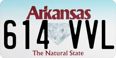 AR license plate 614VVL
