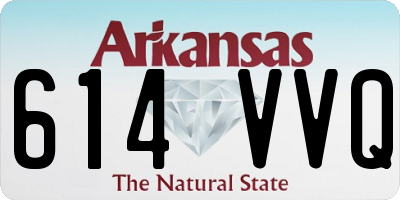AR license plate 614VVQ