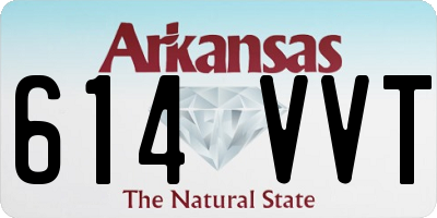 AR license plate 614VVT