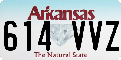 AR license plate 614VVZ