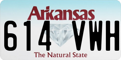 AR license plate 614VWH