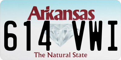 AR license plate 614VWI