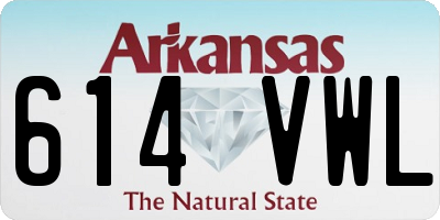 AR license plate 614VWL