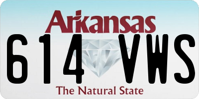 AR license plate 614VWS