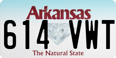 AR license plate 614VWT