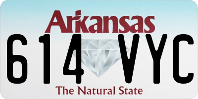 AR license plate 614VYC