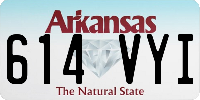 AR license plate 614VYI