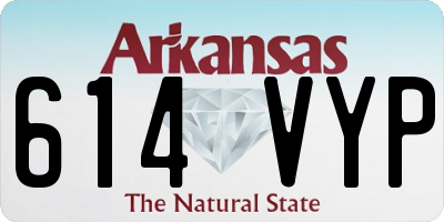 AR license plate 614VYP