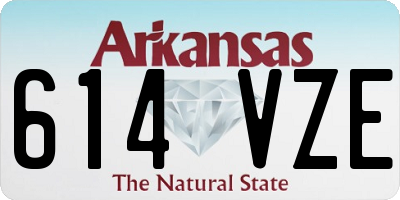 AR license plate 614VZE