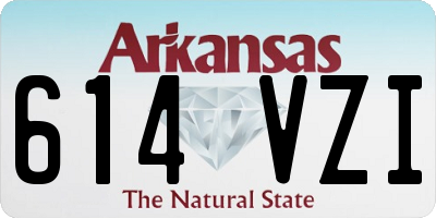 AR license plate 614VZI