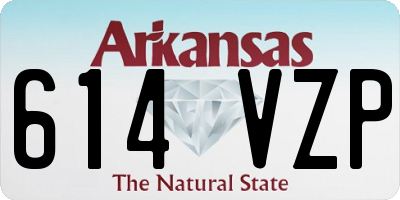 AR license plate 614VZP