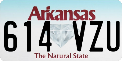 AR license plate 614VZU